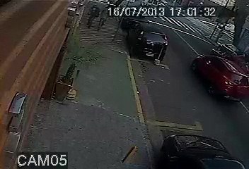 fantasma filmado na camera de segurança real