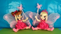 Disney New 2015 Disney Frozen Toys Mini Movie Videos - Elsa   Anna Dolls As Fairies