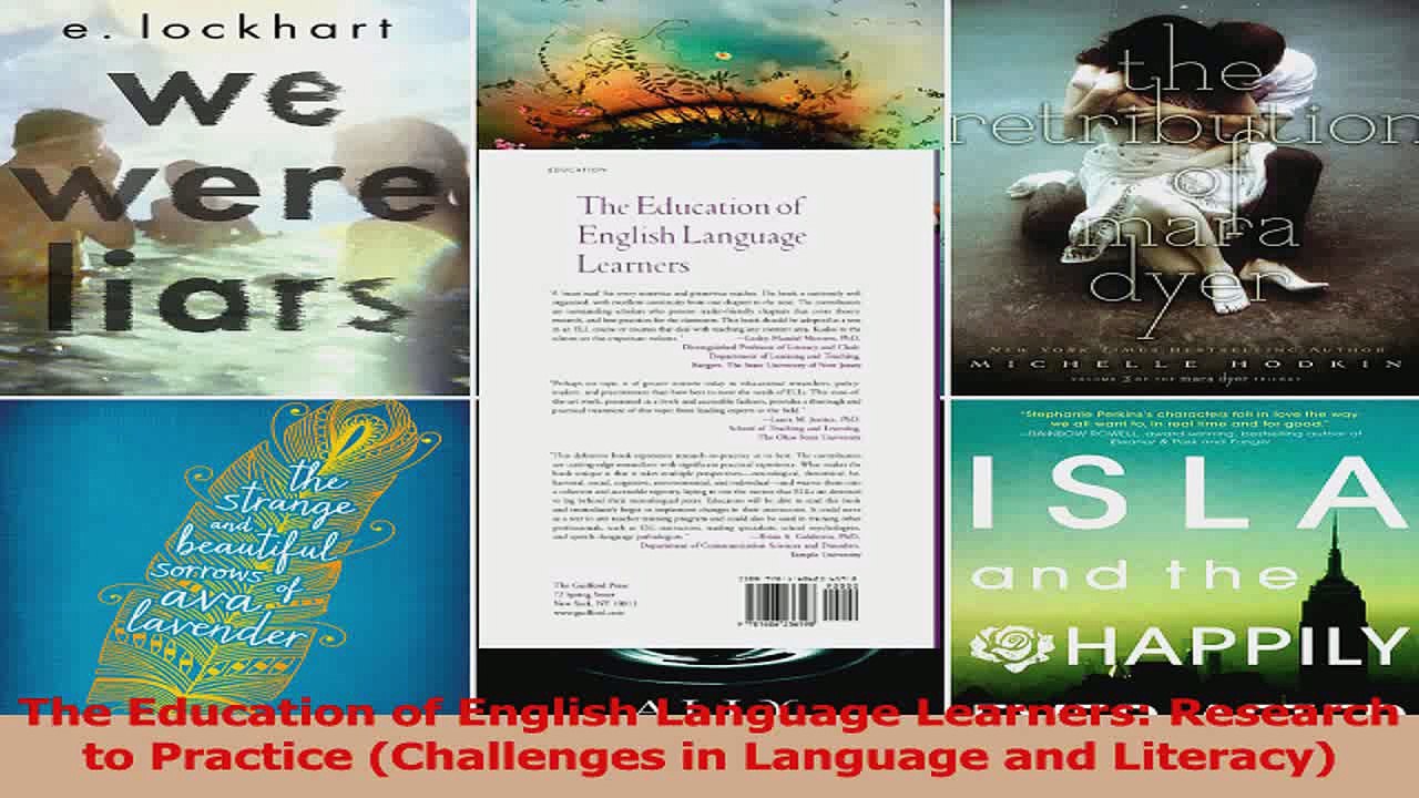 Read  The Education of English Language Learners Research to Practice Challenges in Language Ebook Free
