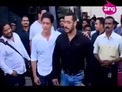 SRK And Salman Spotted Together At Bigg Boss Set!