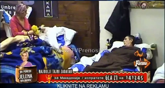 Maja - Kristijan pobegao od JG u stalu - Farma 6 - 25. 12. 2015.