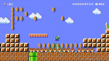 Super Mario Maker - M&L Paper Jam Event Course Playthrough!