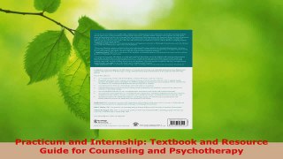 Read  Practicum and Internship Textbook and Resource Guide for Counseling and Psychotherapy EBooks Online