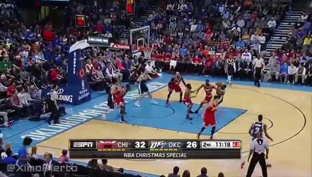 Chicago Bulls vs Oklahoma City Thunder - First Half Highlights - Dec 25, 2015 - NBA 2015-16 Season