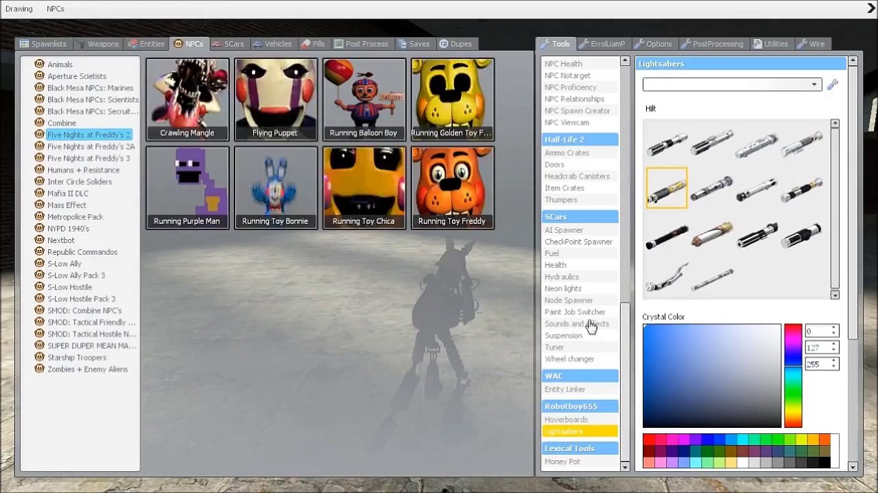 FIVE NIGHTS AT FREDDYS 4 : NIGHTMARE FOXY GMOD REVIEW ( SANDBOX )