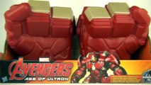 Avengers Hulk Buster Gauntlets Toy Review Unboxing   Hulk Gamma Fists Comparison Hasbro Toys