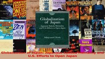 PDF Download  Globalization of Japan Japanese Sakoku Mentality and US Efforts to Open Japan Download Online