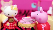 kids Peppa Pig & Hello Kitty Toys Hello Kitty Toys ❤ Dance Party Limo Toys w Zoe Zebra doh