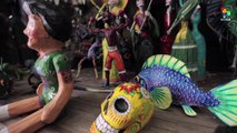 Cultura Latina: Papier Mache in Mexico, Graphic Design in Peru