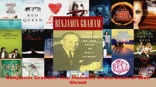 PDF Download  Benjamin Graham The Memoirs of the Dean of Wall Street Download Online