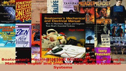 Read  Boatowners Mechanical and Electrical Manual How to Maintain Repair and Improve Your Ebook Free