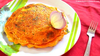 Vegetarian Omelette | Easy Dinner Recipe | Pan Cakes | Indian Recipes-29