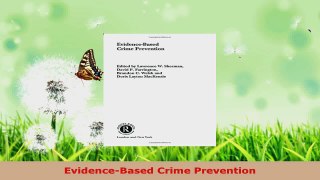 Read  EvidenceBased Crime Prevention EBooks Online
