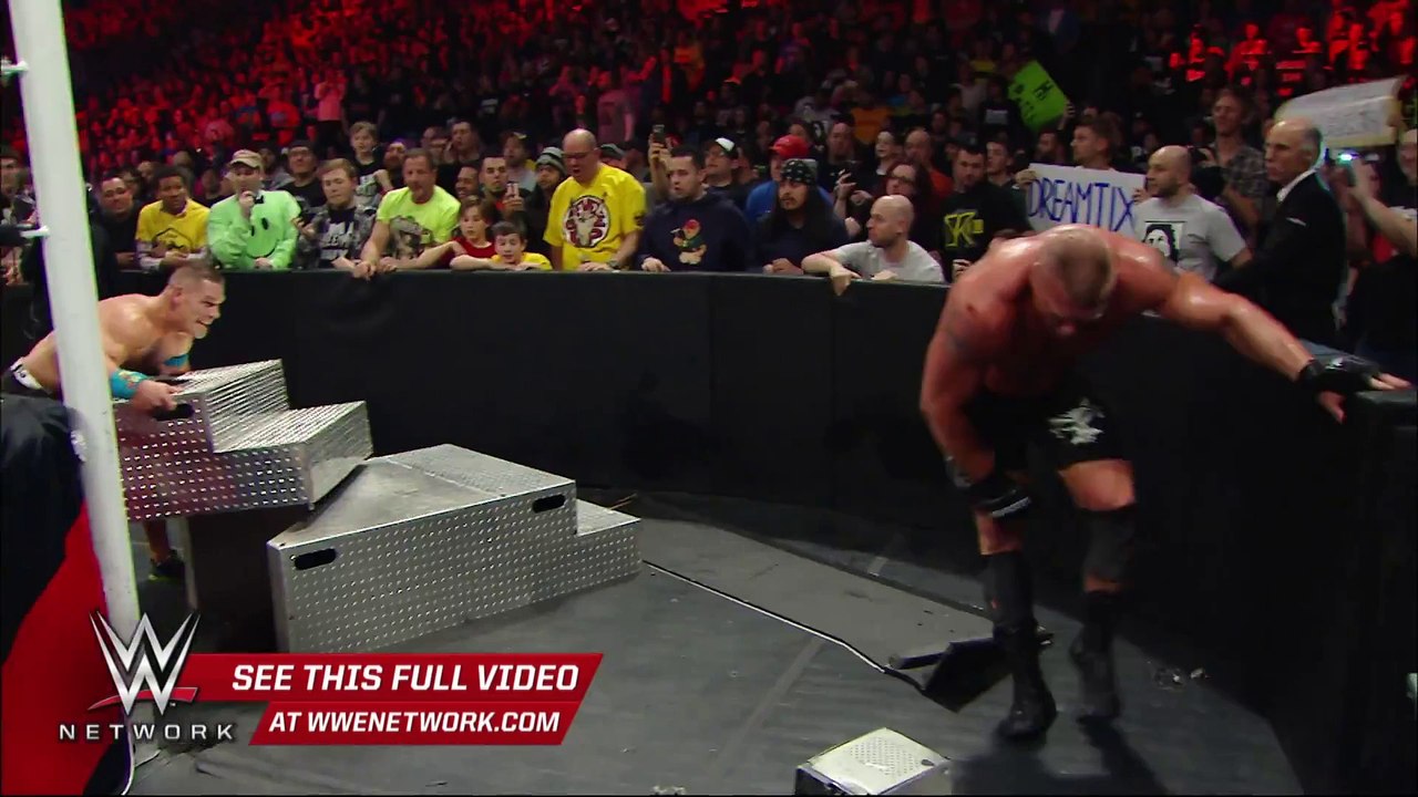 WWE Network Lesnar vs. Rollins vs
