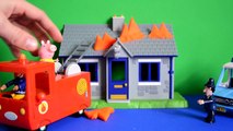 play-doh Fireman Sam Rescue Police Station Fire!!!! Peppa Pig Fire Engine Story Kids Animation