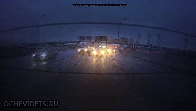 Легкая авария на МКАД