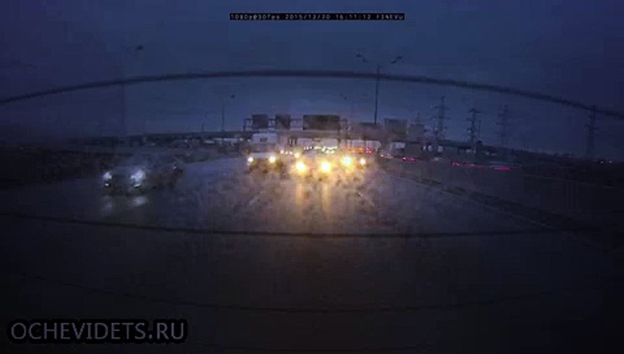 Легкая авария на МКАД