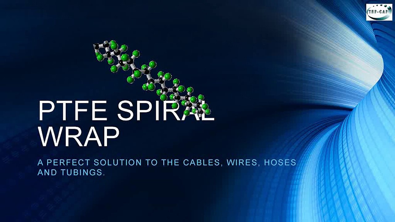 Spiral wrap PTFE Tubing