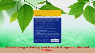 PDF Download  Developing a Safety and Health Program Second Edition PDF Full Ebook