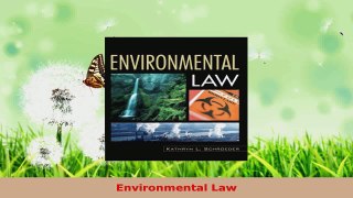 Read  Environmental Law EBooks Online