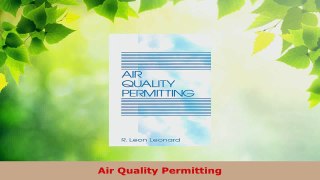 Read  Air Quality Permitting EBooks Online