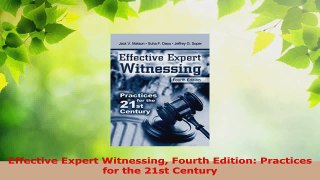 Read  Effective Expert Witnessing Fourth Edition Practices for the 21st Century EBooks Online