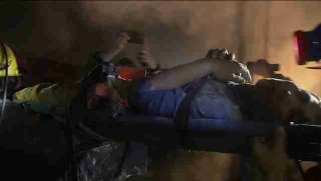 China continúa el rescate de 18 mineros atrapados en un derrumbe