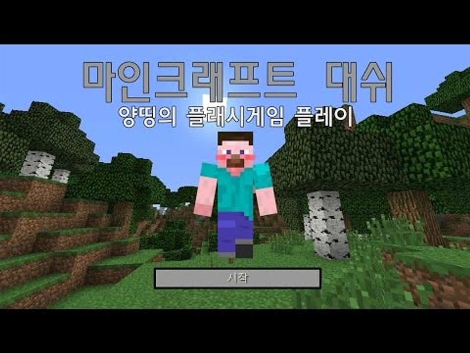 양띵 [마인크래프트 플래시게임 2탄! '마인크래프트 대쉬' 플레이 *단편*] 양띵의...