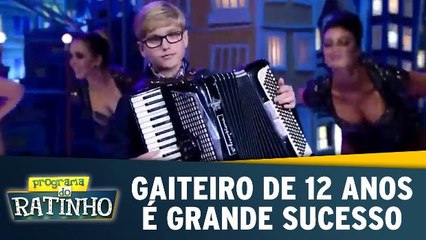 Gaiteiro de apenas 12 anos é sucesso