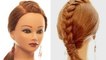 Easy hairstyle for every day. Braided hairstyles for long hair.