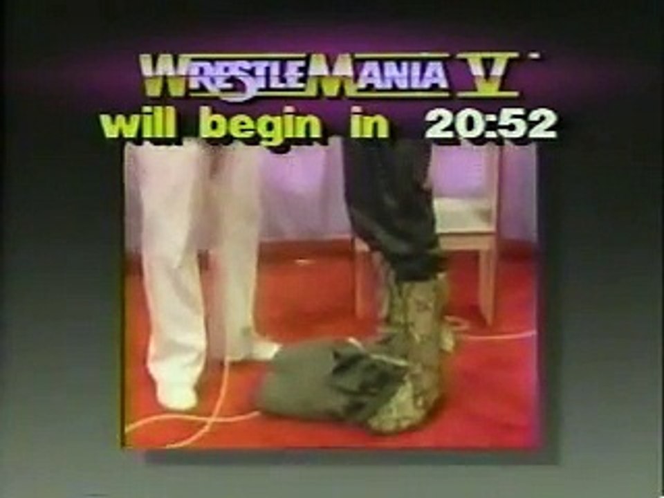 WWF Wrestlemania V - Pre-Show