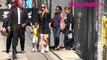 Charlize Theron & Son Jackson Arriving To Jimmy Kimmel 7.20.15 TheHollywoodFix.com
