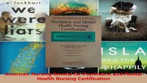 American Nursing Review for Psychiatric and Mental Health Nursing Certification PDF