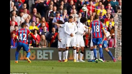 Crystal Palace 1 2 MU, Juan Mata opened the scoring Match to day, May 9, 2015