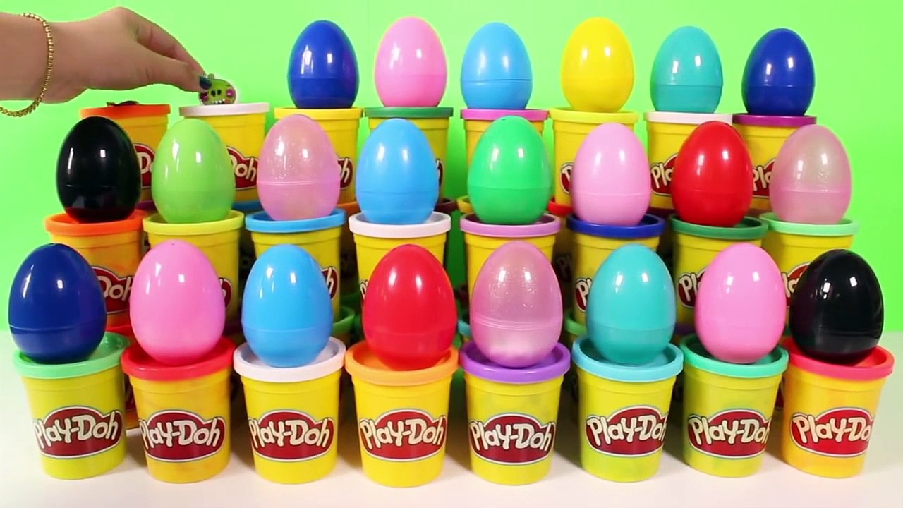 Surprise Eggs Peppa Pig Mickey Mouse My Little Pony Angry Birds Cars 2 Hello Kitty Huevos