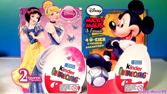 Mickey Mouse Clubhouse Kinder Surprise Eggs | Disney Princess Kinder Surprise Snow White C