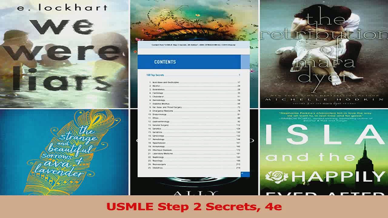 USMLE Step 2 Secrets 4e Read Online