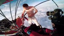 Paraşütü Olmadan Sıcak Hava Balonundan Atlayan Çılgın Adam