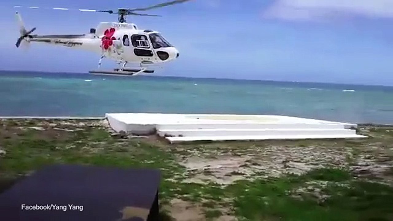Fijdi : Impressionnant crash d'un hélicoptère à quelques mètres des touristes