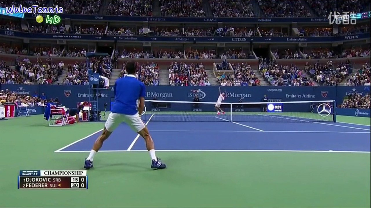 Roger Federer vs Novak Djokovic 2015 US Open Final  Highlights HD 720p