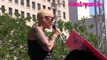 Amber Rose Breaks Down Crying Over Wiz Khalifa & Kanye West At Slut Walk 10.3.15