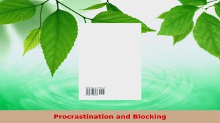 Read  Procrastination and Blocking PDF Free