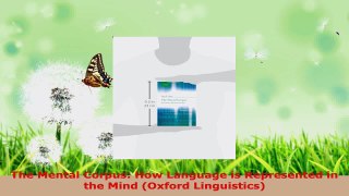 Read  The Mental Corpus How Language is Represented in the Mind Oxford Linguistics EBooks Online