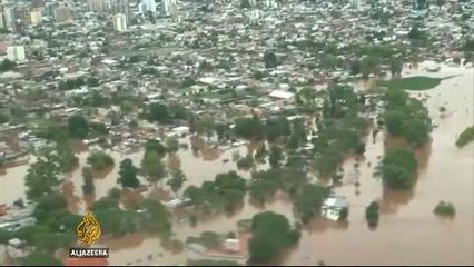 South American floods drive 150,000 from homes