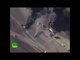 Surveillance footage: Oil tankers, trucks under heavy bombing in Syria by Russian Air Force