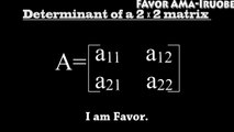 Determinant of a 2 × 2 marix (Animated and subtitled)