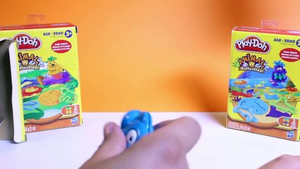 Play Doh Hungry Hungry Hippos Eats Playdoh Fish Hasbro Toys Review Hipopótamo Juguete Plastilina