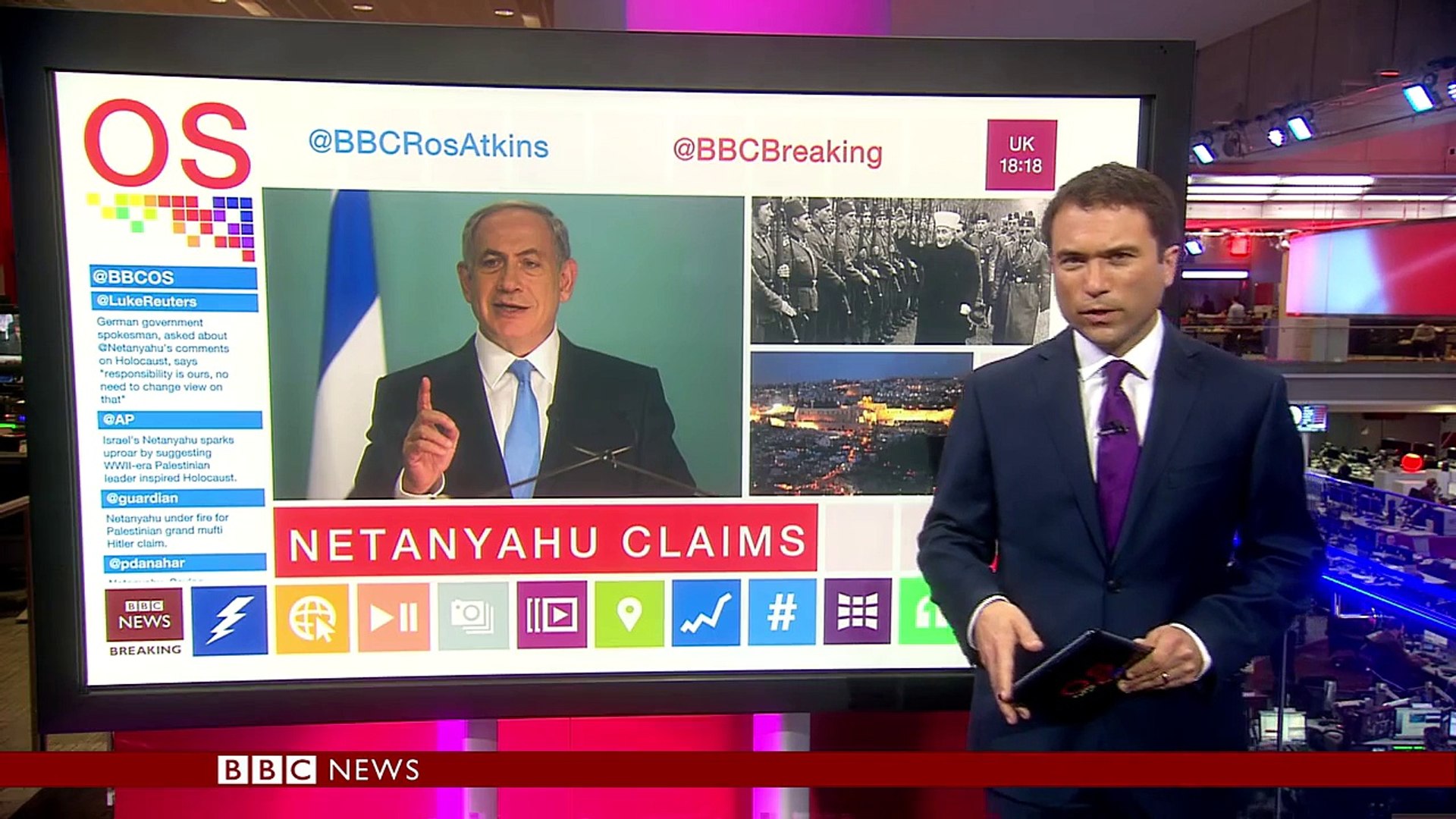 Netanyahu Holocaust remarks condemned - BBC News