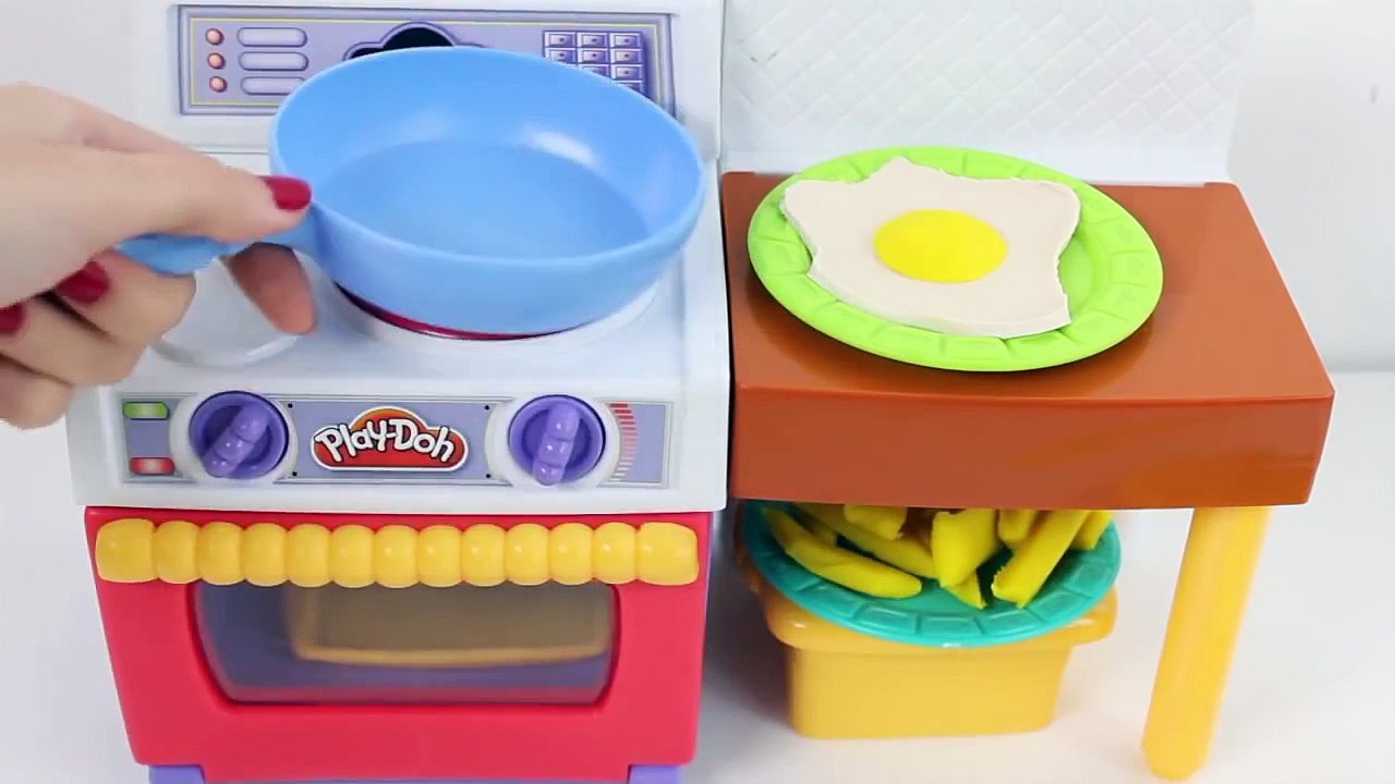 PlayDoh Kitchen Play Doh Oven Toy Play Dough Food Making Meal Playset