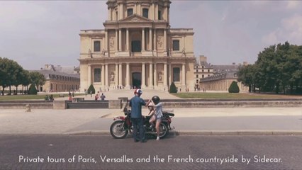 Sidecar tour Paris